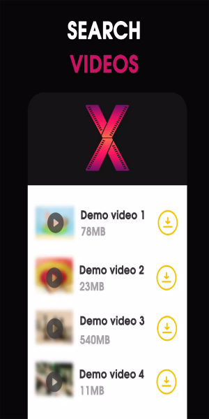 X Sexy Video Downloader Ảnh chụp màn hình 2
