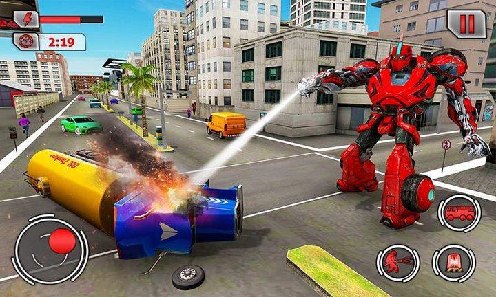 Fire Truck Games: Robot Games Schermafbeelding 3