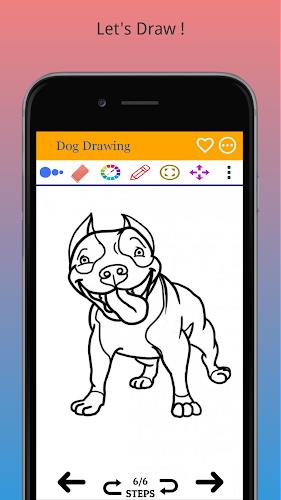 How to Draw Dog Step by Step स्क्रीनशॉट 4