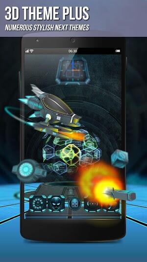 Next Launcher 3D Shell Tangkapan skrin 2