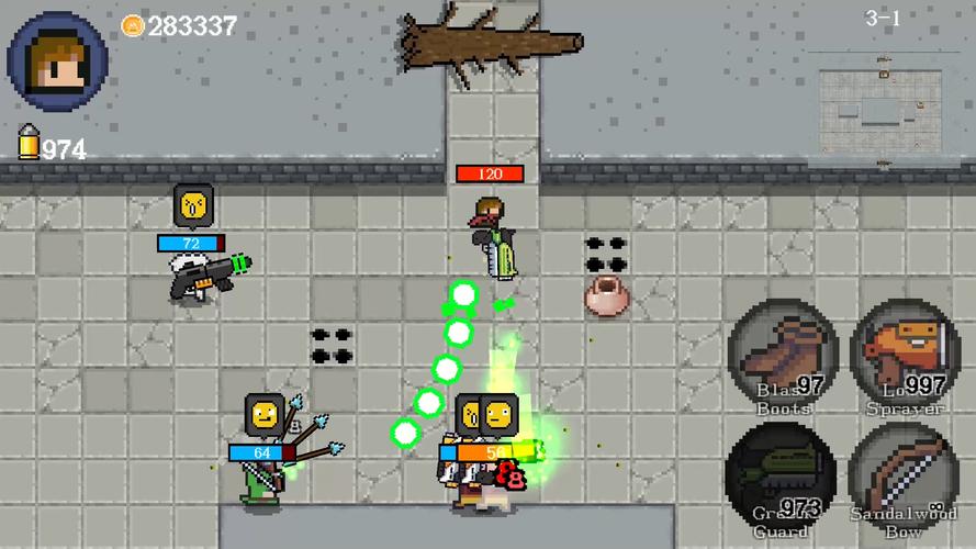 Tiny Warrior - Pixel Gun Schermafbeelding 2