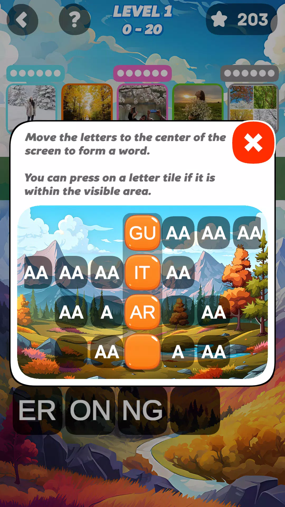 500 words 2. Movement Screenshot 3