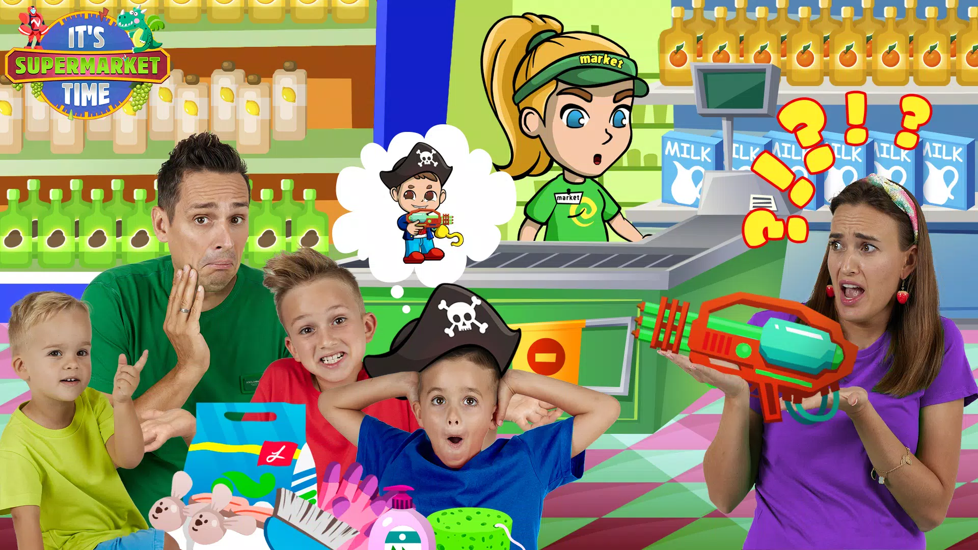 Vlad & Niki Supermarket game স্ক্রিনশট 4