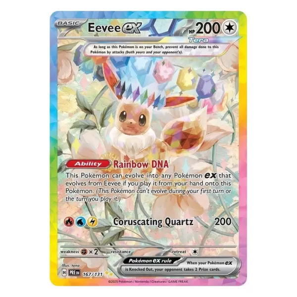 Eevee ex Pokémon Card