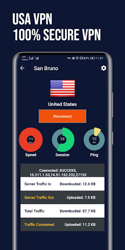 USA VPN Fast: Secure VPN Proxy Скриншот 4