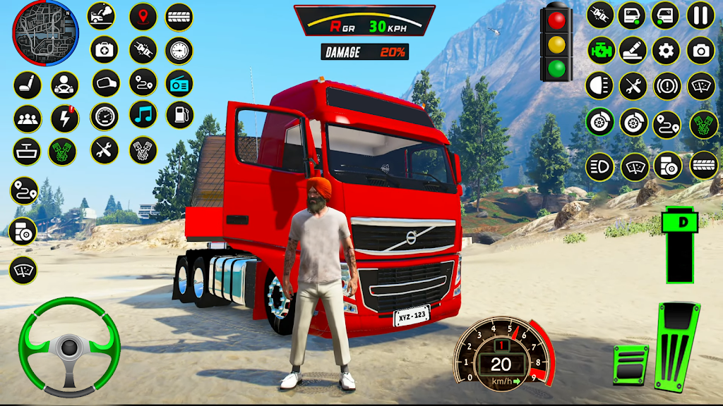 Real Cargo Truck Driving Games Schermafbeelding 1