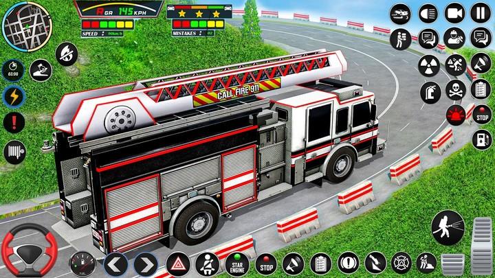 Firefighter: FireTruck Games Schermafbeelding 3