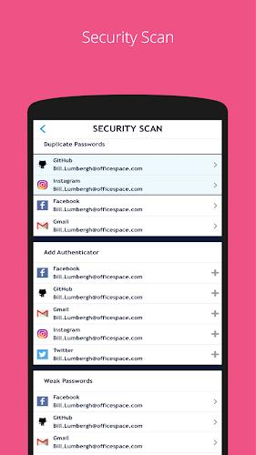 Schermata SAASPASS Authenticator 2FA App 3