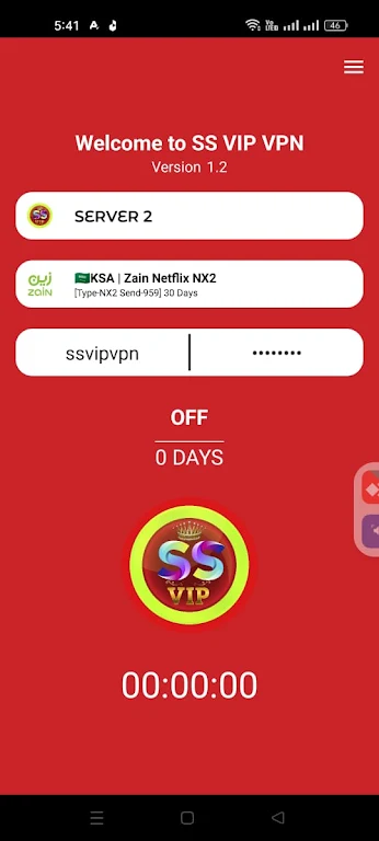 SS VIP VPN Captura de tela 2