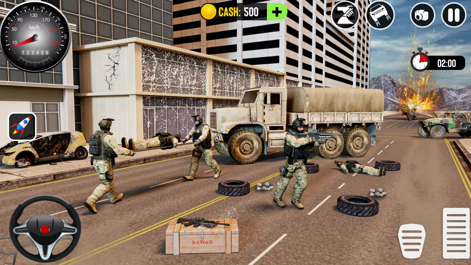 Army Car Games Truck Driving Captura de pantalla 1