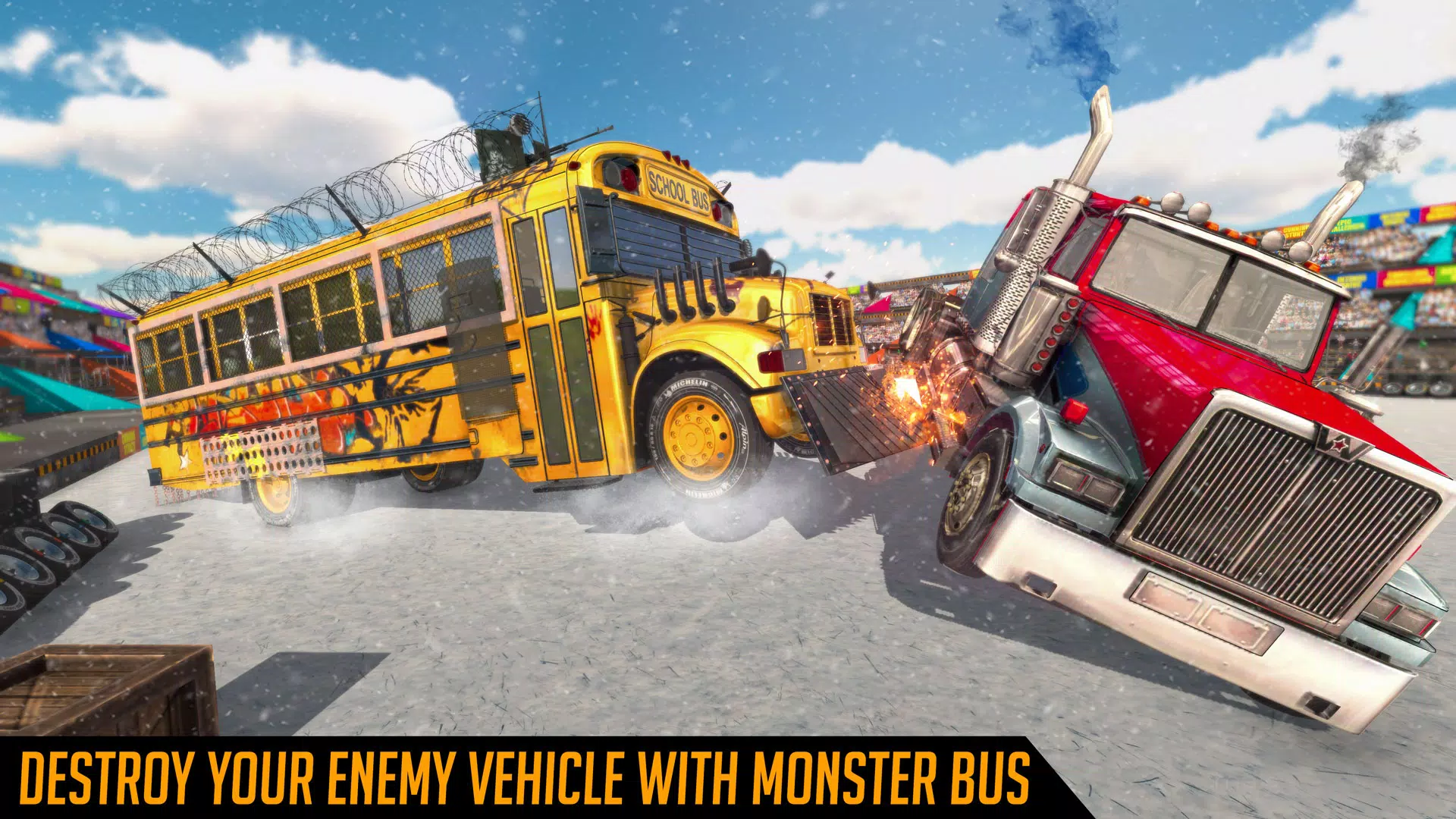 Monster Bus Derby Destruction應用截圖第4張
