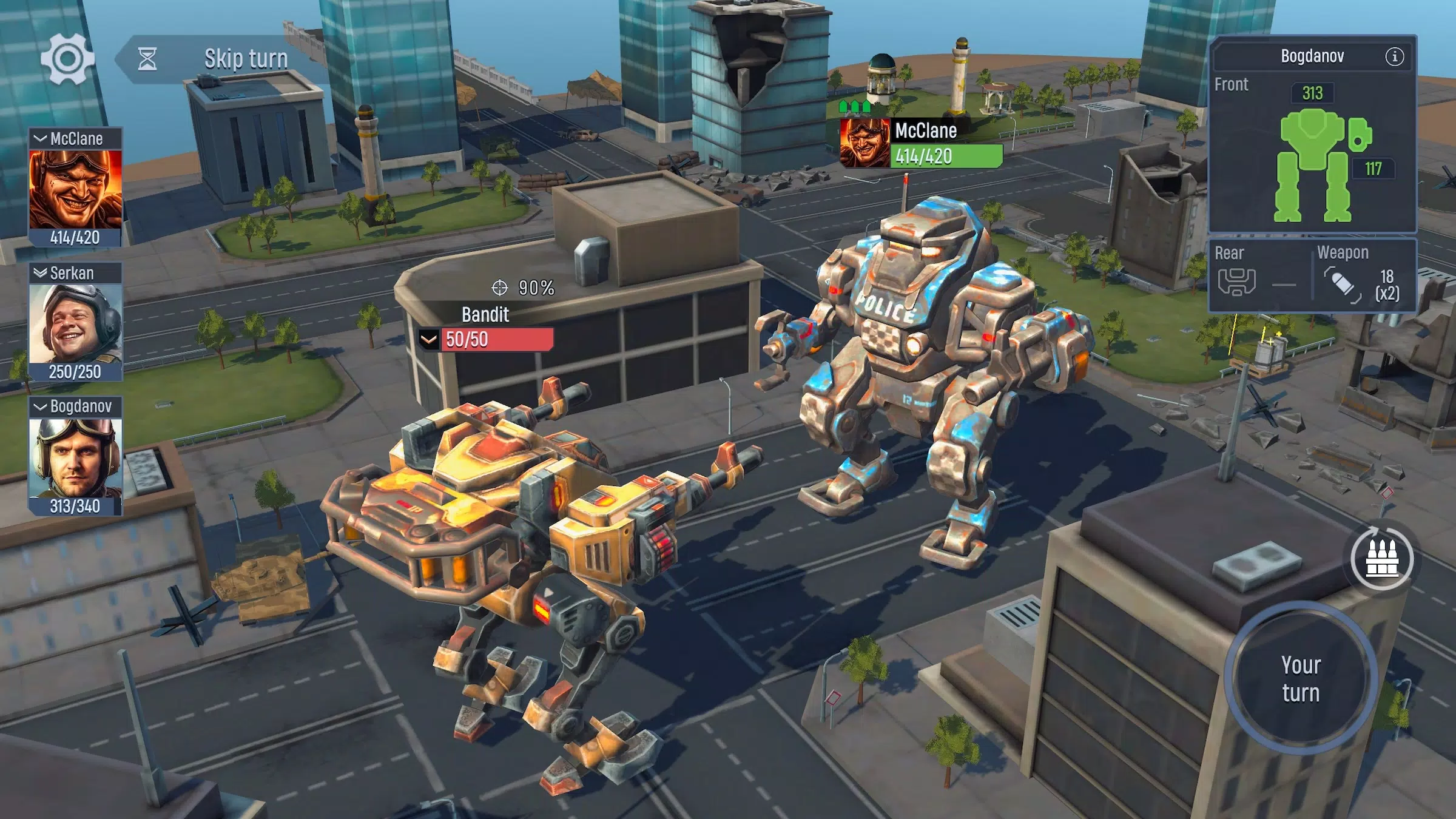 Concern: Mech Armored Front 스크린샷 1