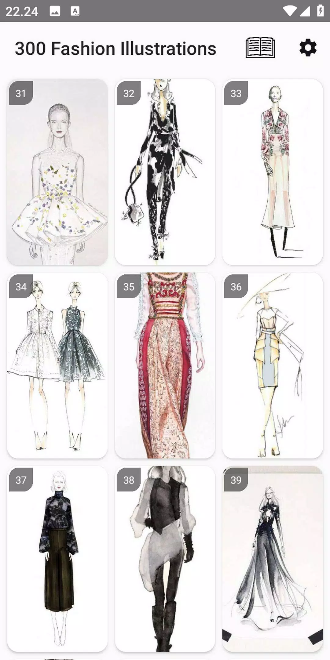 300 Fashion Illustrations Captura de pantalla 2