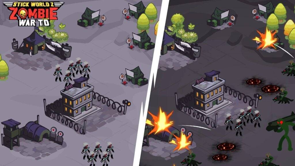 New Android Game Alert: Stick World Z - Zombie War TD Tower Defense