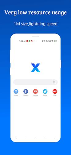 XBrowser - Mini & Super fast ภาพหน้าจอ 1