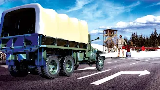 Indian army truck Game 2021 স্ক্রিনশট 1