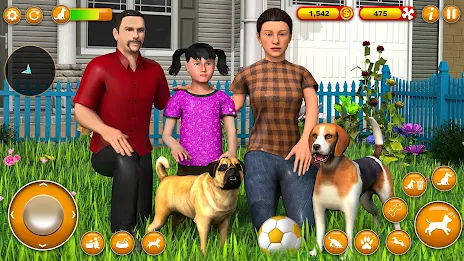 Pet Dog Family Adventure Games Ekran Görüntüsü 2