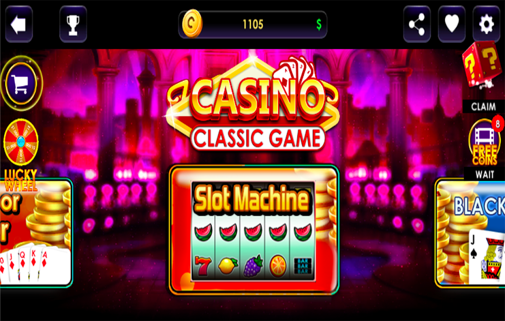 Classic Casino - Slot Machine Black Jack Скриншот 1