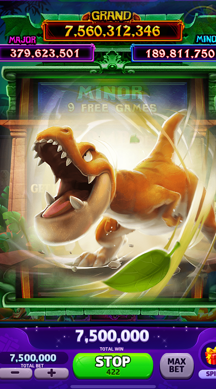 Dino Pixie Slots Adventure Captura de pantalla 3