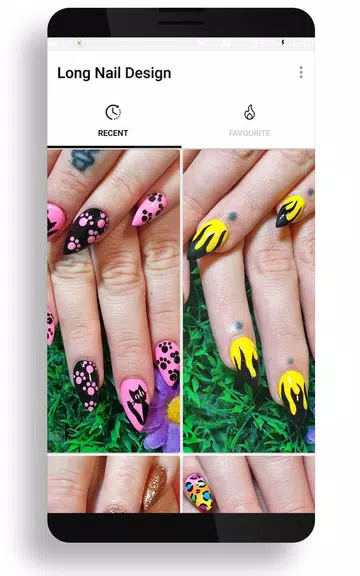 Long Nail Design Tangkapan skrin 2