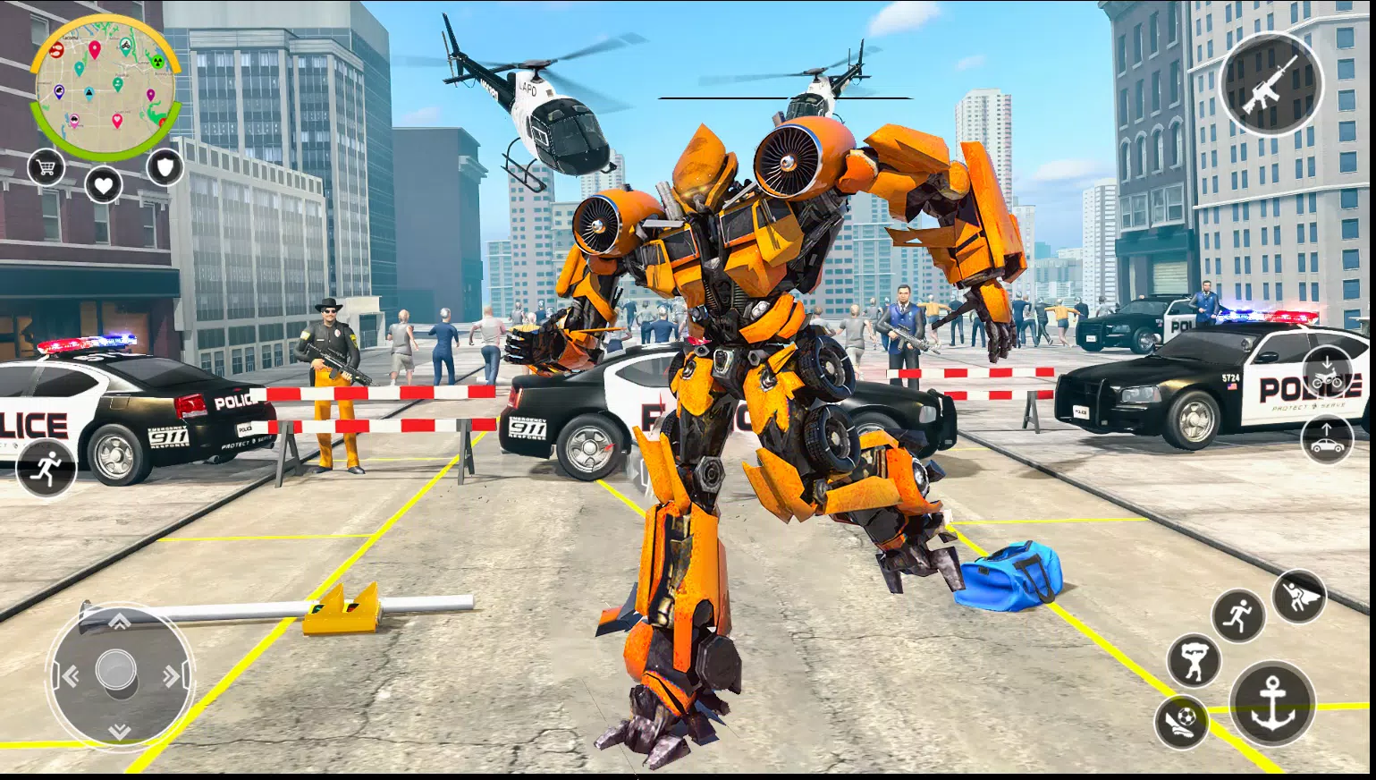 Robot Hero 3D: Robot Transform Screenshot 2