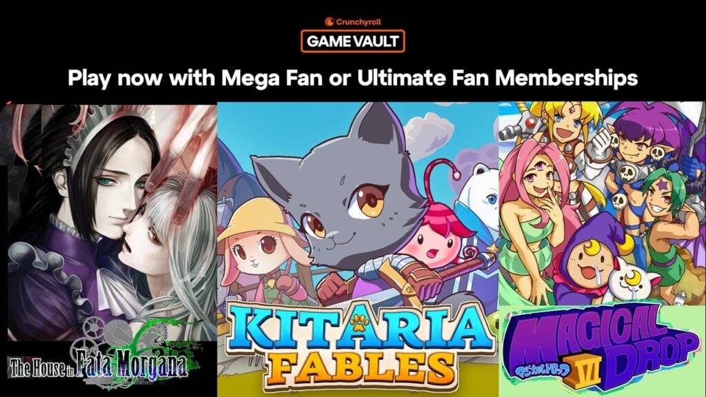 Crunchyroll, Android Game Vault'u üç yeni başlıkla genişletiyor