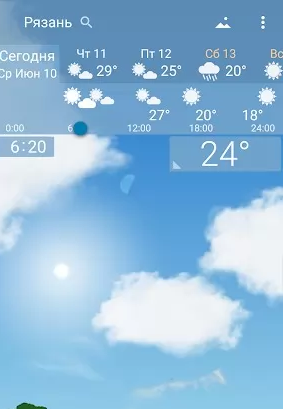 Awesome weather YoWindow live weather wallpaper স্ক্রিনশট 2