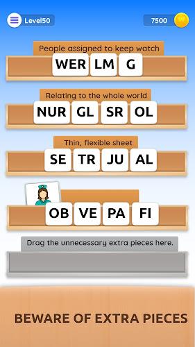 Word Jigsaw: Brain Teaser Captura de tela 4