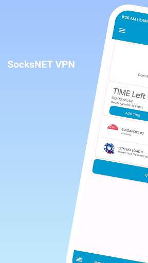 SocksNET VPN Schermafbeelding 1