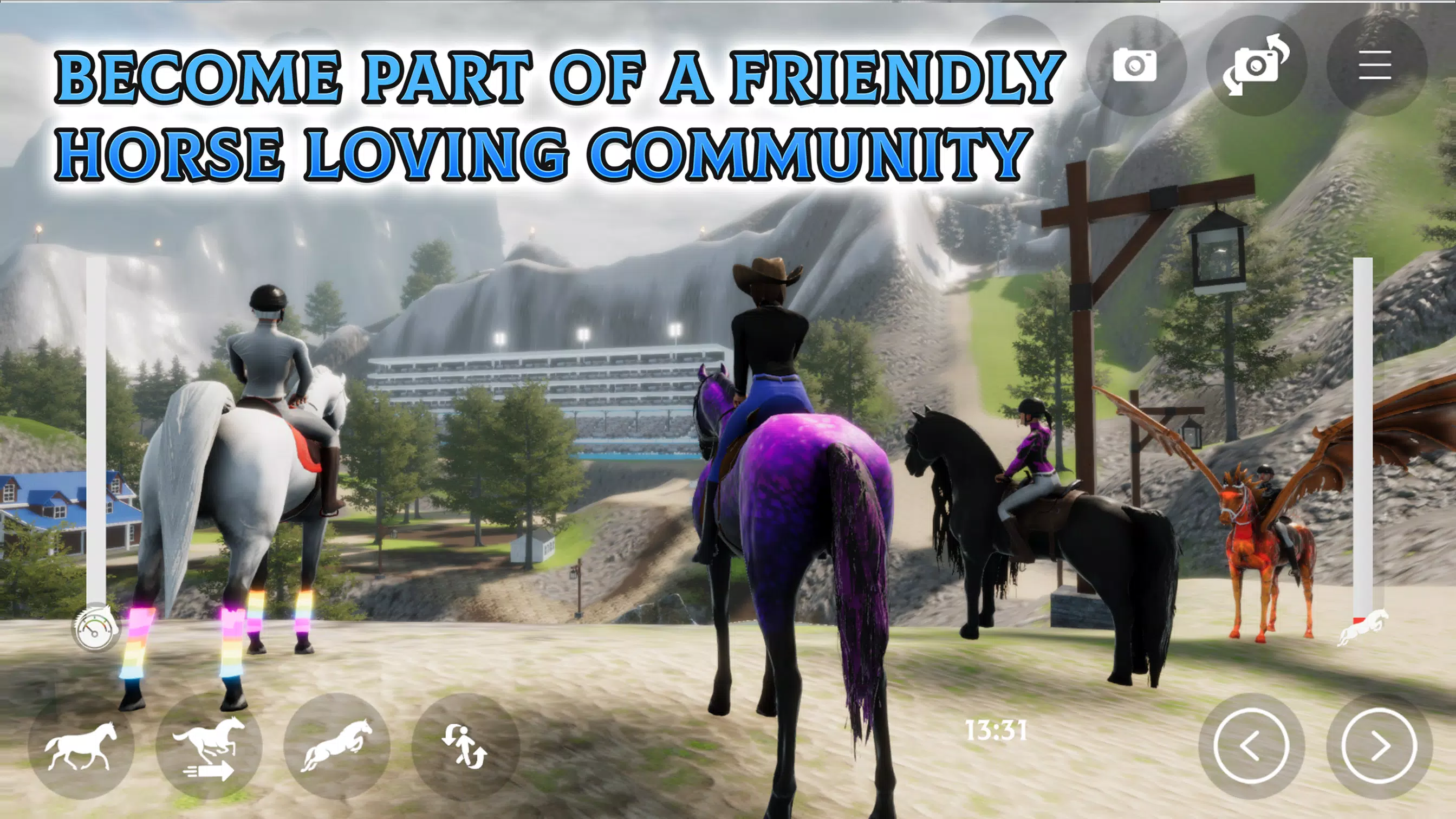 Horse Academy - Equestrian MMO Скриншот 4