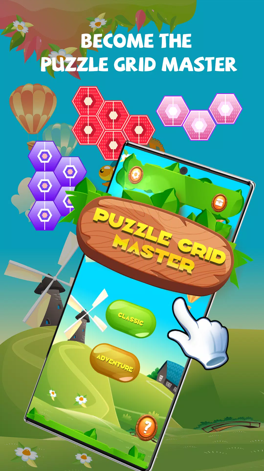 Puzzle Grid Master ဖန်သားပြင်ဓာတ်ပုံ 1