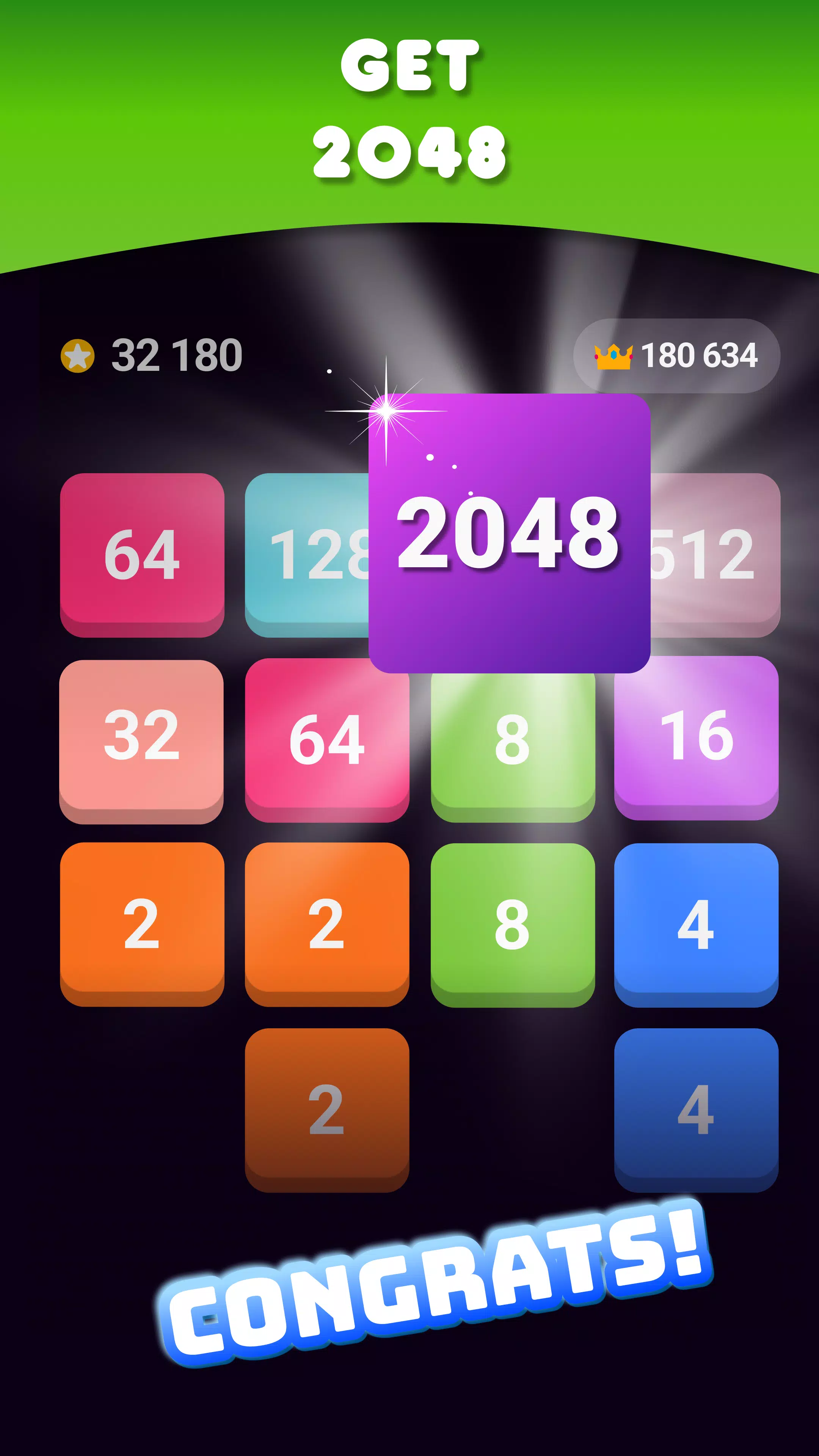 Schermata 2048: Puzzle Game! Merge Block 2