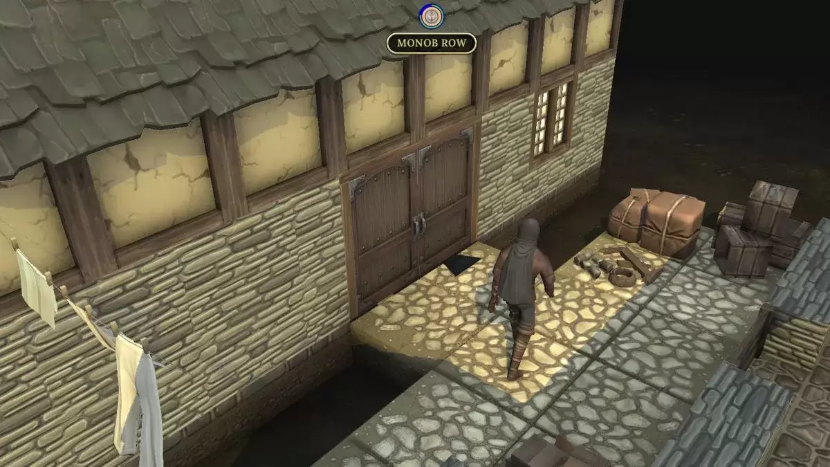 Screenshot showing the chase and confrontation