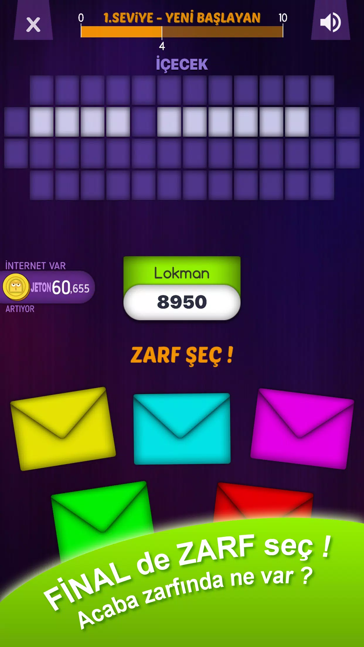 Çarkıfelek Mobil - Zarf Seç應用截圖第3張