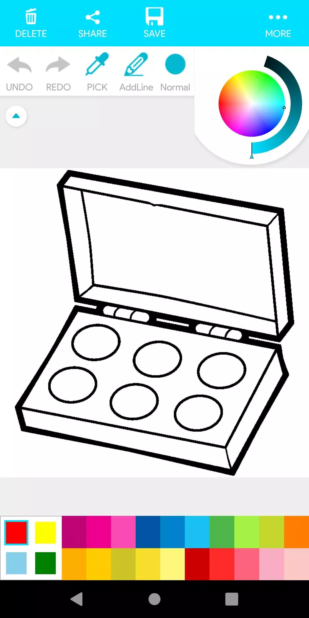 Coloring Beauty Cosmetics Captura de pantalla 4