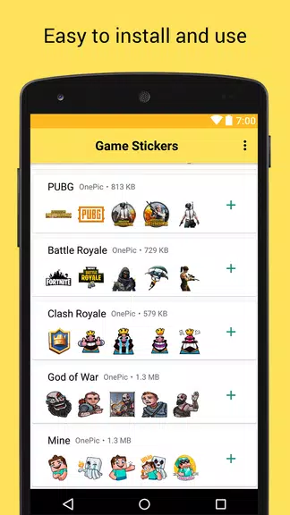 Game Stickers for Whatsapp Captura de tela 2