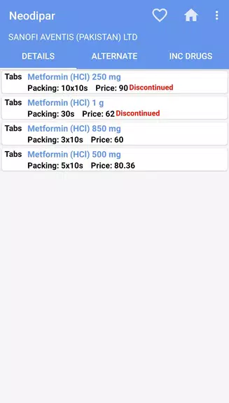 Drug Information Store स्क्रीनशॉट 2