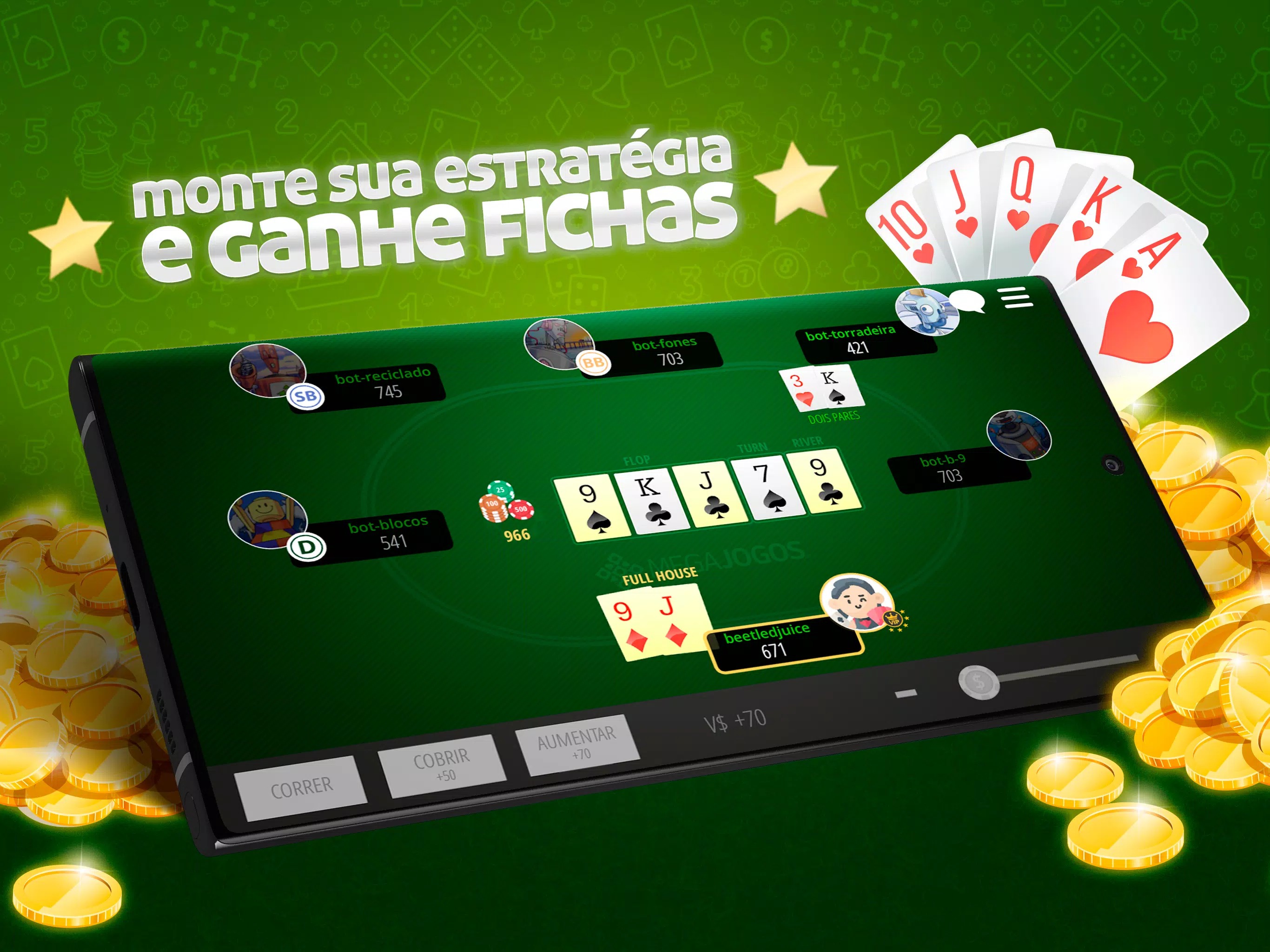 Poker Texas Hold’em Online Captura de tela 4