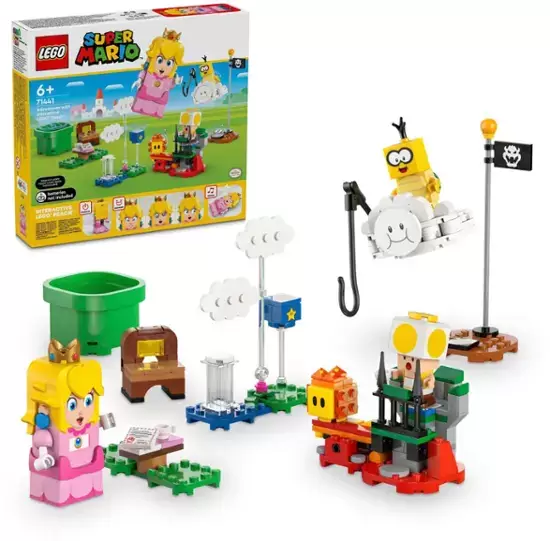 Lego Super Mario Adventures Dengan Set Peach