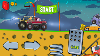 Kids Monster Truck Racing Game Ekran Görüntüsü 1