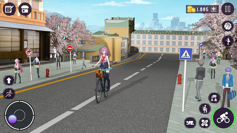 Sakura High School Girls Games Schermafbeelding 2