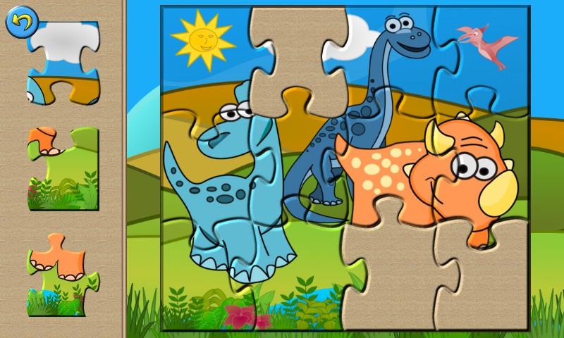 Dino Puzzle Kids Dinosaur Game Schermafbeelding 4