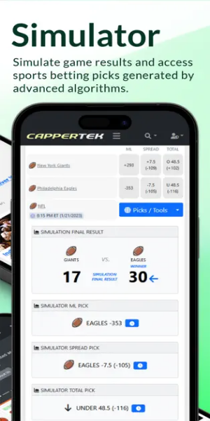 CapperTek Sports Betting Tools स्क्रीनशॉट 1