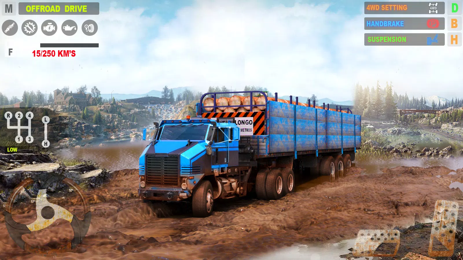 Offroad Mudrunner Games 3D スクリーンショット 2