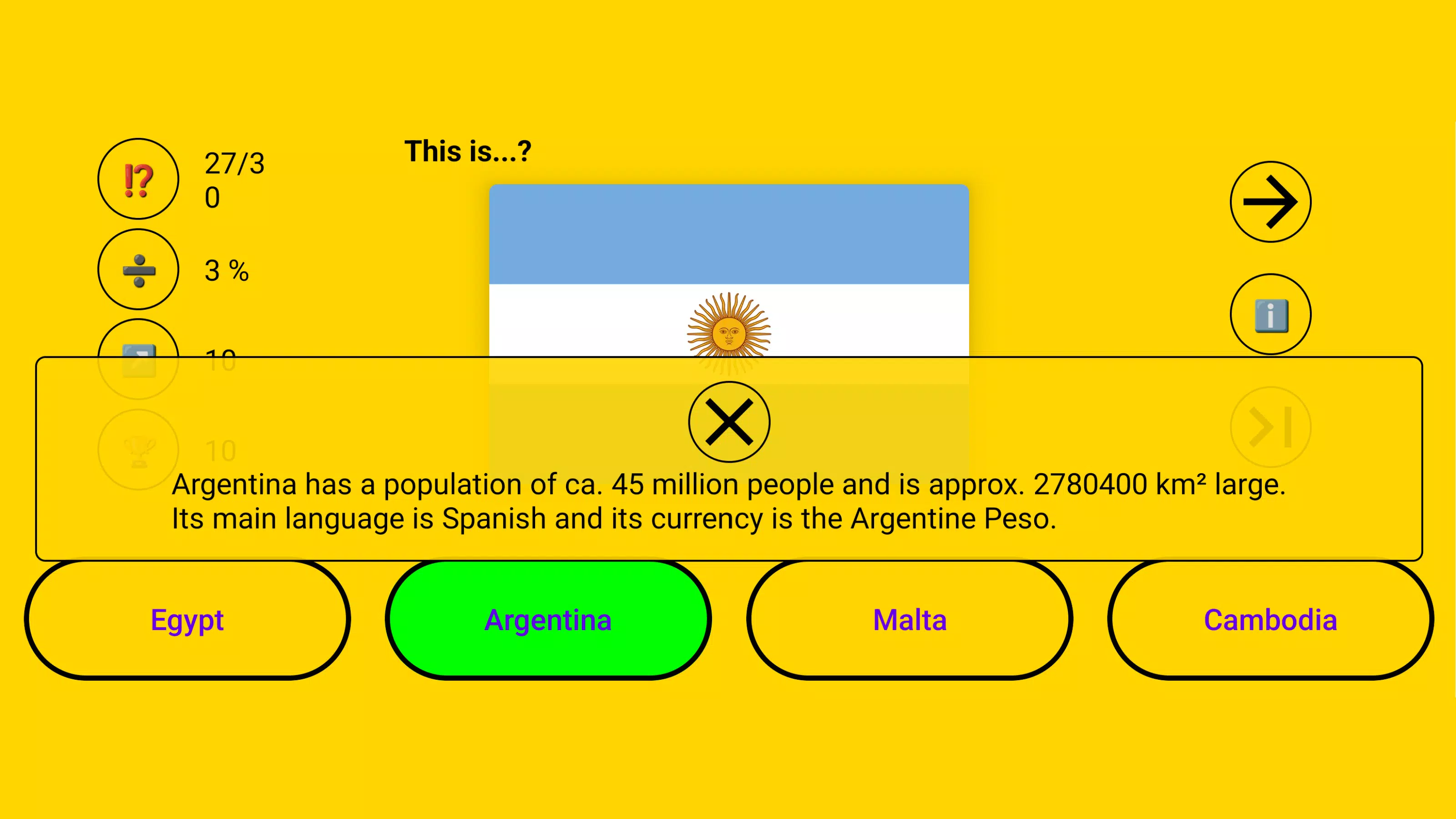 Super Flags! Flag Quiz Screenshot 4