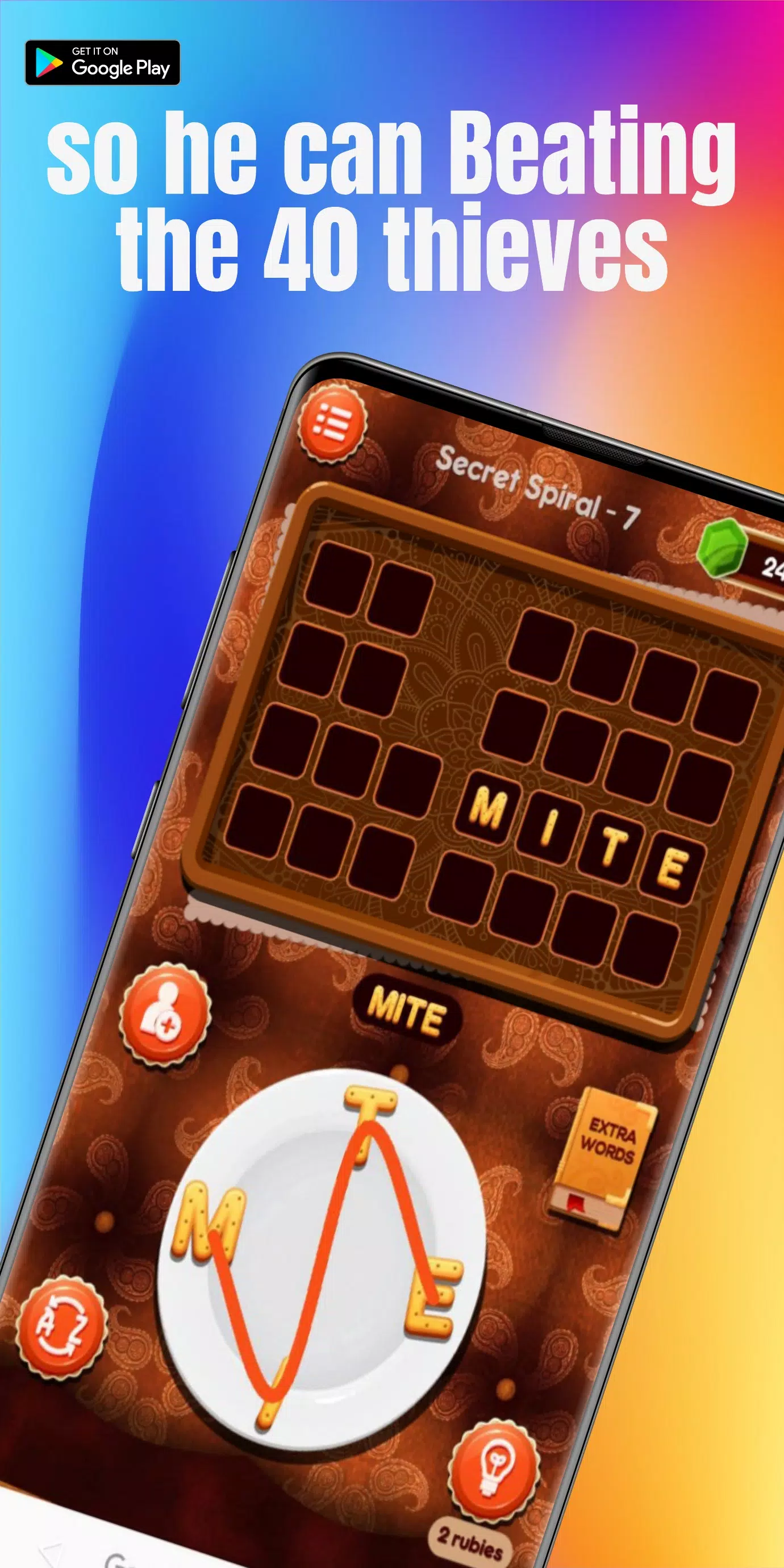 Words Connect, Ali Baba Crossword Learn Vocabulary應用截圖第2張