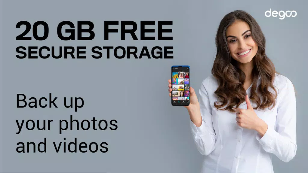Degoo: 20 GB Cloud Storage ဖန်သားပြင်ဓာတ်ပုံ 1