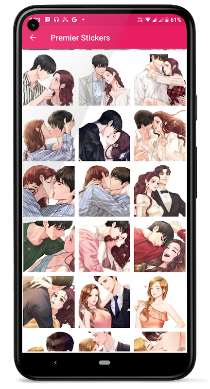 Kiss Me Love Stickers: Kiss Me Wallpaper スクリーンショット 3
