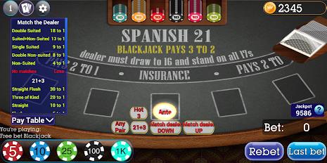 Spanish Blackjack 21 स्क्रीनशॉट 1