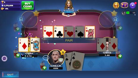 Texas Holdem Mania: Poker Game Tangkapan skrin 2